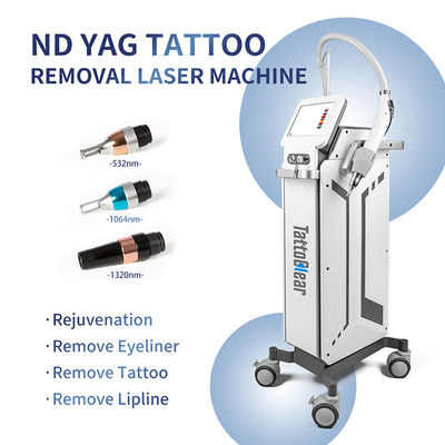 acheter 1320nm 1064nm 532nm Q Switch Nd Yag Laser Machine d' élimination du tatouage Peeling au carbone Machine de rajeunissement de la peau fabrication en ligne