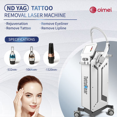acheter Machine d'élimination de tatouage laser Nd Yag Q-Switch 532/1064/1320nm pour les lésions pigmentées et les tatouages multicolores en Australie fabrication en ligne