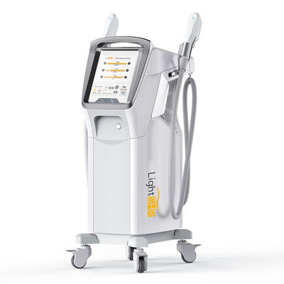 acheter 2 poignées OPT SHR IPL Laser épilation machine de beauté de rajeunissement de la peau fabrication en ligne