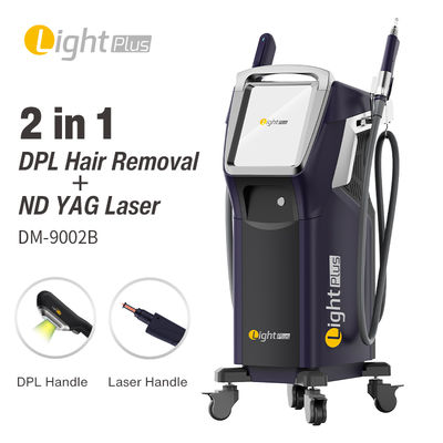 acheter 2 en 1 OPT SHR IPL YAG Laser épilation du pigment rajeunissement de la peau épilation de la machine de beauté fabrication en ligne